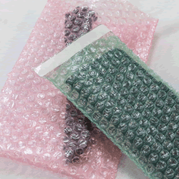 Bubble converted into bags, bags on a roll, sheets and tubes.
